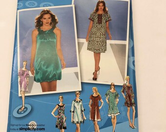 Simplicity Project Runway Dress Sewing Pattern 3529 (Size 12-20)