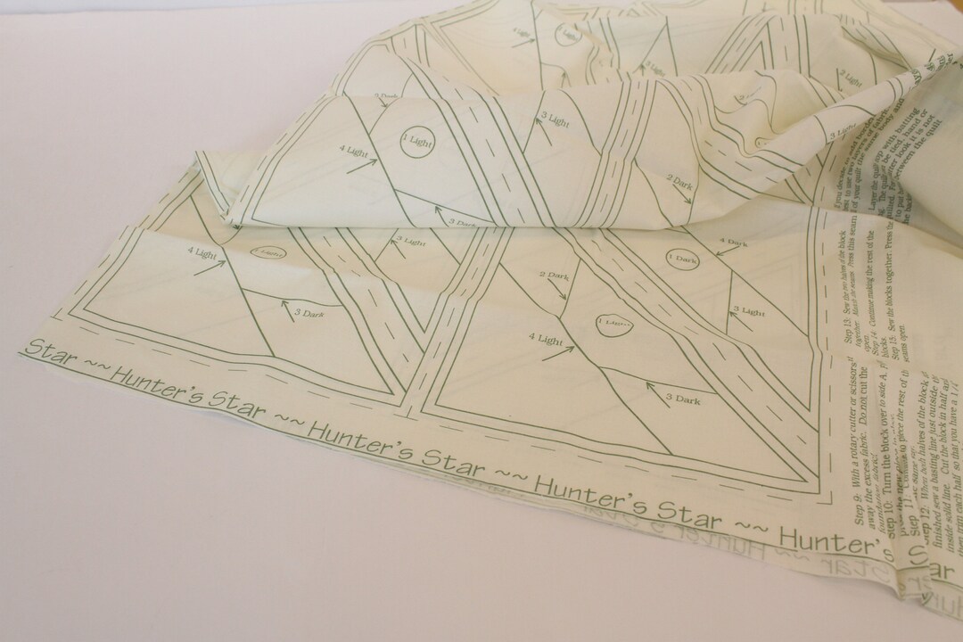 Foundations by the Yard Hunter's Star Panel, Hunter's Star Piecing ...