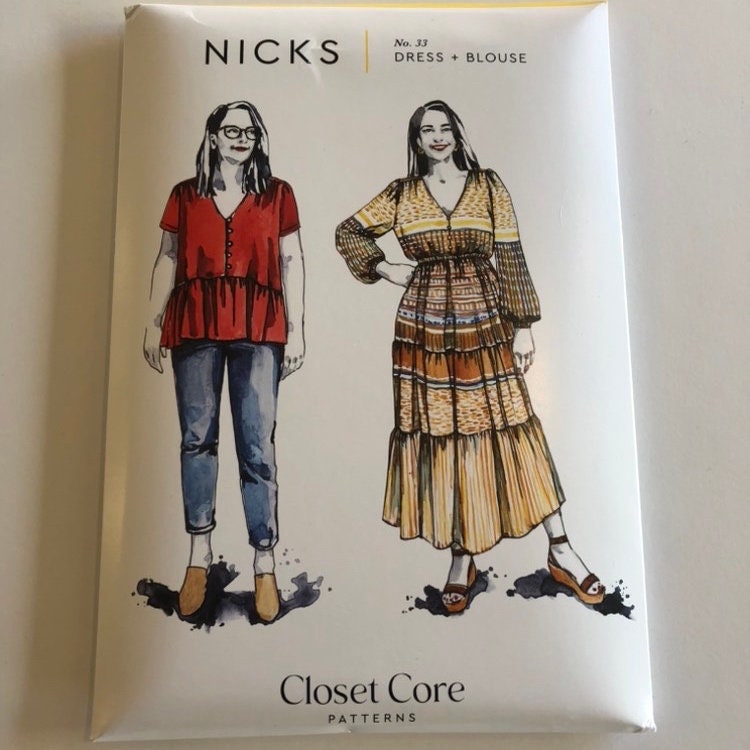 Nicks Dress + Blouse Pattern, Dress Pattern