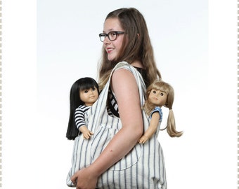 Emma Market Tote Sewing Pattern, Reversible Bag (PDF Pattern)
