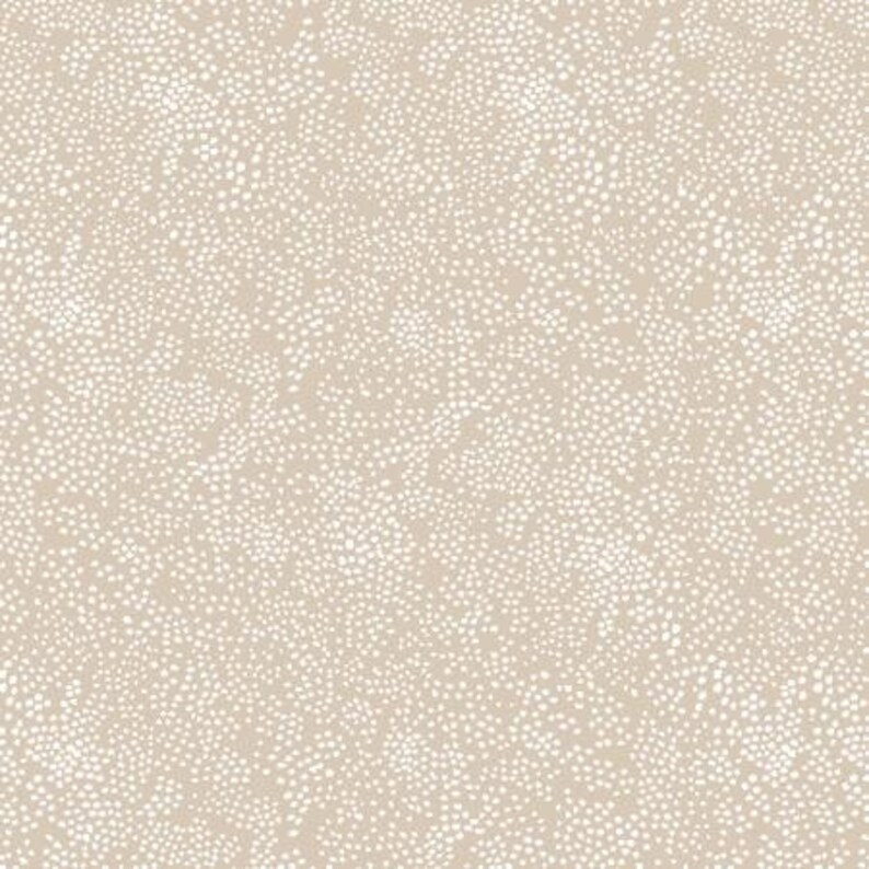 fabric Basics Menagerie Champagne LinenFabric Rifle Paper Company Basics Beige Dot Cotton Fabric Rifle paper co Quilting Cotton
