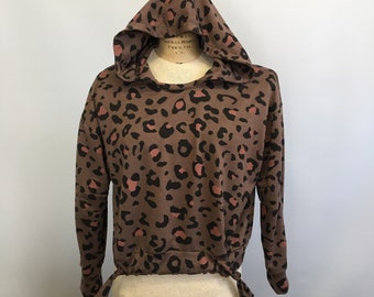 激レア　SAPEur BROWN LEOPARD HEAD HOODIE Emporio Armani leopard-print Hoodie | Brown | FARFETCH