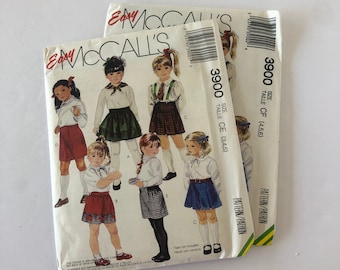 Vintage McCall's 3900-naaipatroon, kinderrok, maat 3-6