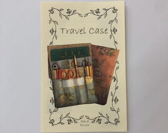 Travel Case by P3 Designs, Vintage Sewing Kit Pattern
