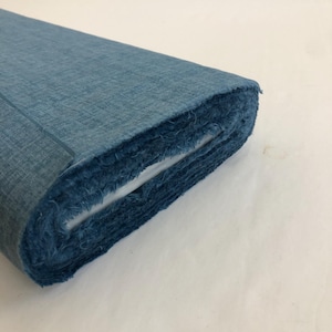 Heather Ocean blue cotton Dobby fabric, Japanese fabric, quilting cotton,  dobby weave fabric, dobby textured BTY fabric