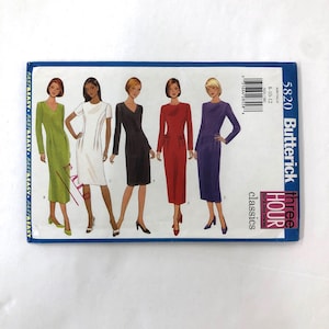 Butterick 5820 misses&#39; petite dress Uncut Sewing Pattern, size 8-10-12 bust 31.5-34
