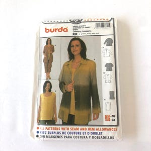 Burda Separates Sewing pattern 8624, burda patterns, business attire sewing pattern, shirt sewing pattern, Size 18-32, German sewing pattern