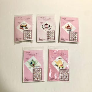 Tea with Strawberries & Cream Block of the Month Collection, 17 Quilting Block Patterns, Almost Complete Set Missing Month 4