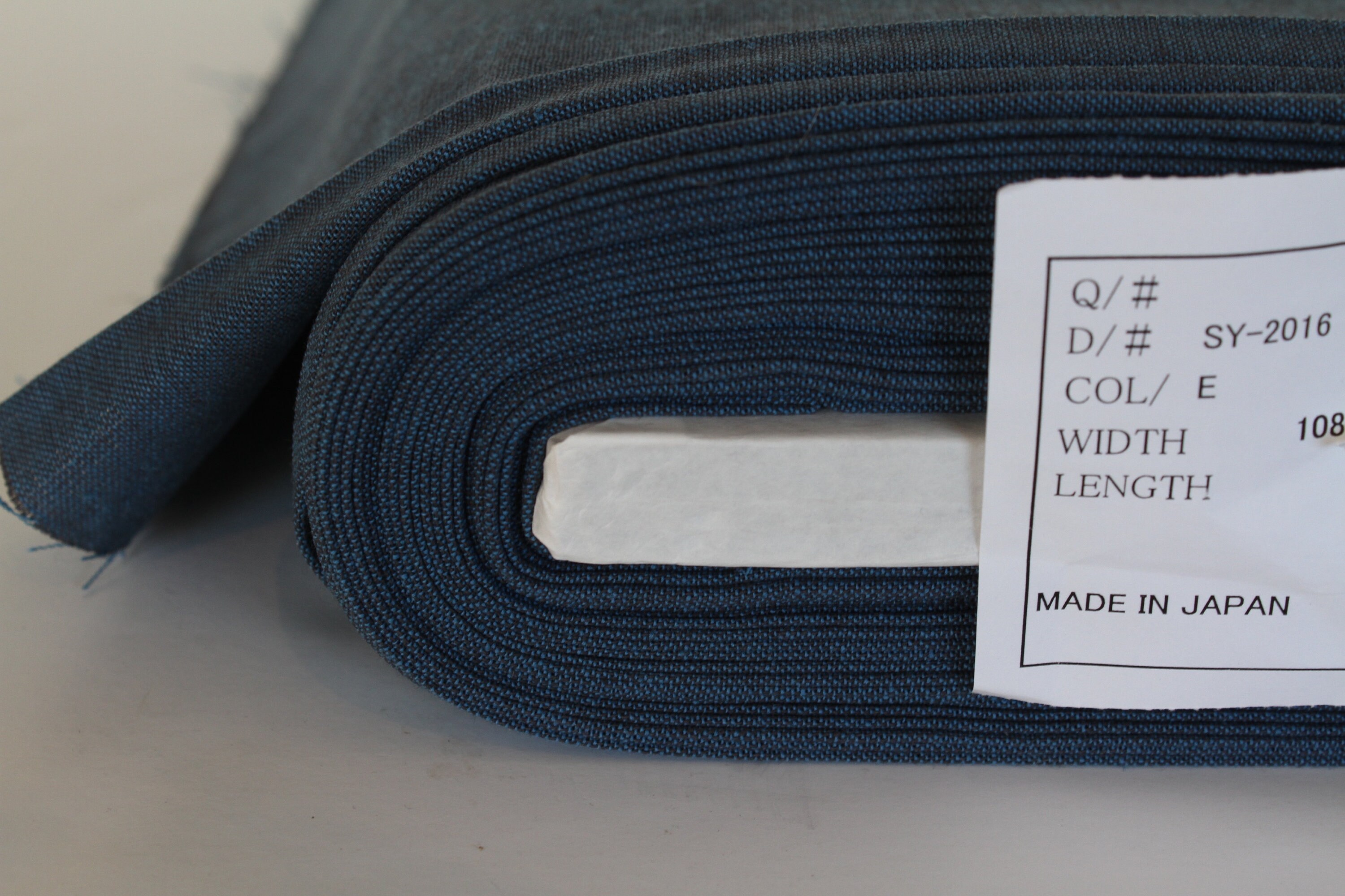 Blue & Black Yarn Dyed Chambray Fabric Blue Japanese Fabric Etsy
