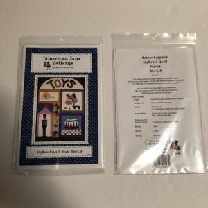 Alphabet Quilt by American Jane Patterns, Nursery or Classroom Motif Quilt, Block of the Month Collection, Full Set of 9 Patterns
