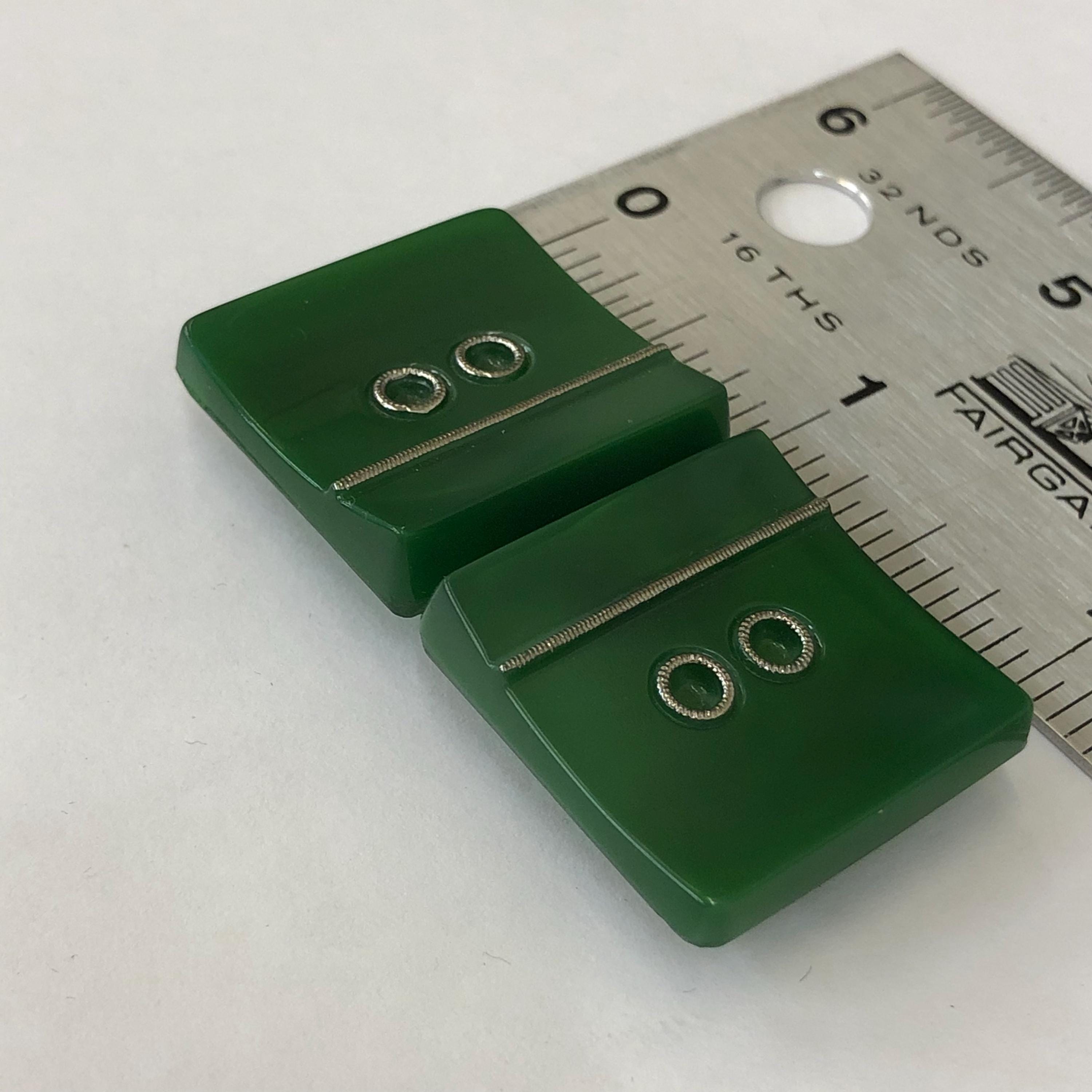 Vintage Art Deco Carved Green Bakelite Buckle Set Similar Items to 1930s ART DECO Original CATALIN Bakelite  main image 2