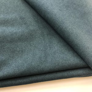 Slate Blue Ultrasuede Fabric, Synthetic Suede Nap Remnant Destash Fabric, 2.4yd x 51&quot; wide + 38&quot; x 40&quot; piece