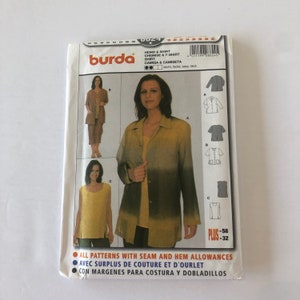 Cartamodello Burda B6614 Per Camicetta - Modello Di Cucito, Istruzioni Chiare, Per Principianti Ed Esperte - Foto 4