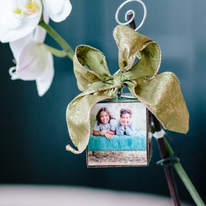 Personalized Custom  Photo Block Ornament/keepsake