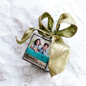 Personalized Custom Photo Block/Cube Keepsake image 2