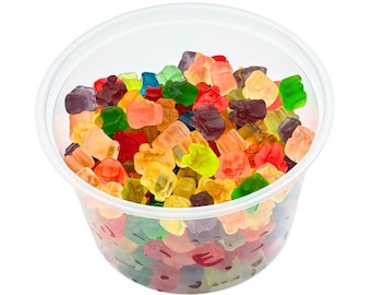 Mini Gummy Bear Cubs Pack 13.3oz, 12 Flavors, Assorted Candy, Snack Pack, Sweet Treats