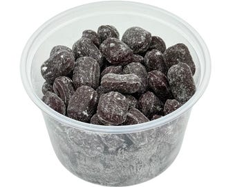 Sanded Licorice Drops 13.3oz Bag, Traditional Candy, Gluten-Free Treat, Chewy Goodness, Sweet Black Licorice, Perfect Gift