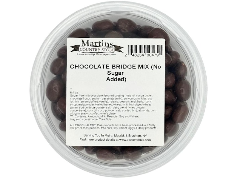Bridge Snacks No Sugar Added Chocolate Bridge Mix 6.4 Oz, Guilt-free Snack - Etsy