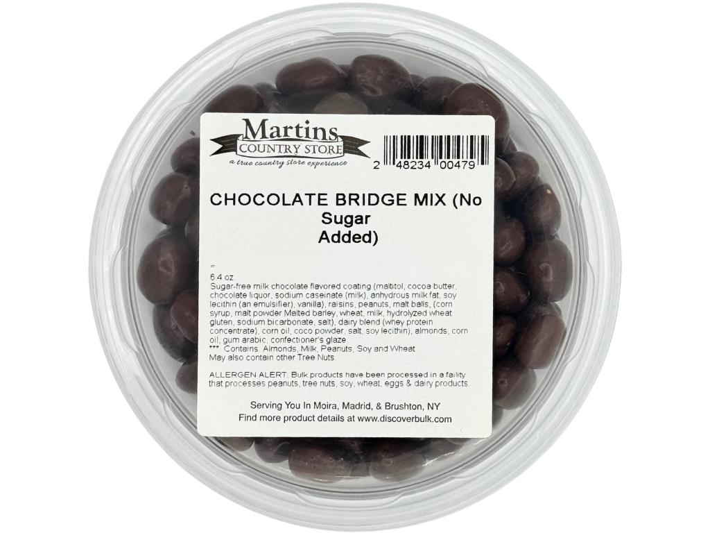No Sugar Added Chocolate Bridge Mix 6.4 Oz, Guilt-free Snack - Etsy