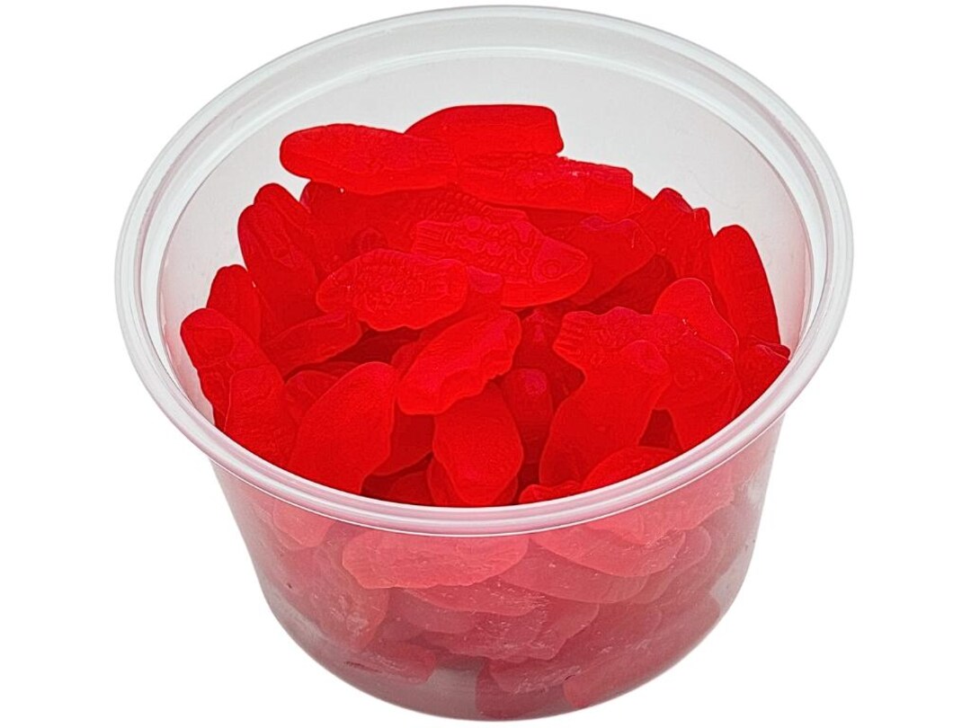 Tiny Candy Red Swedish Fish Gummy Candy 12oz, Mini Size Candy, Chewy Treat, Party ...