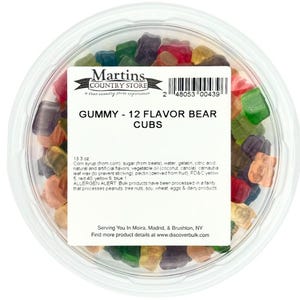 Paquete de mini ositos de goma de 370 g, 12 sabores, caramelos surtidos, paquete de snacks, dulces golosinas imagen 4