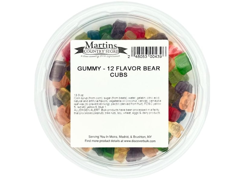 Paquete de mini ositos de goma de 370 g, 12 sabores, caramelos surtidos, paquete de snacks, dulces golosinas imagen 4