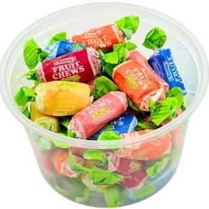 Sour Fruit Tootsie Chews 9.6oz Mix, Chewy Candy Bag, Assorted Flavors, Sweet Tooth Snack, Candy Lover Gift