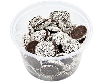 White Sprinkle Chocolate Nonpareils 9.3oz, Edible Decorations, Candy Buffet, Dessert Topping