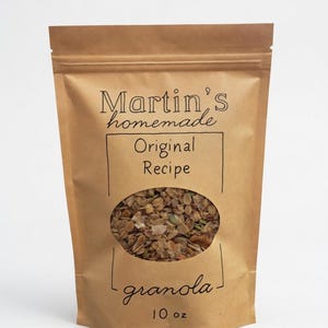Martin's Homemade Granola – Small Batch Honey & Salt with Pecans, Walnuts, and Pepitas afbeelding 1