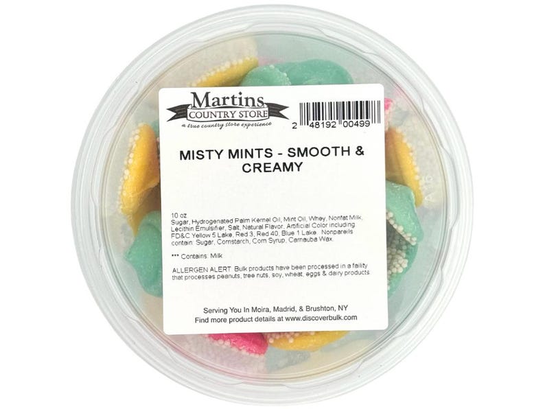10oz Misty Mints Pack, Refreshing Mint Candy, Sweet Treat, Candy Jar Decor, Party Favors image 4