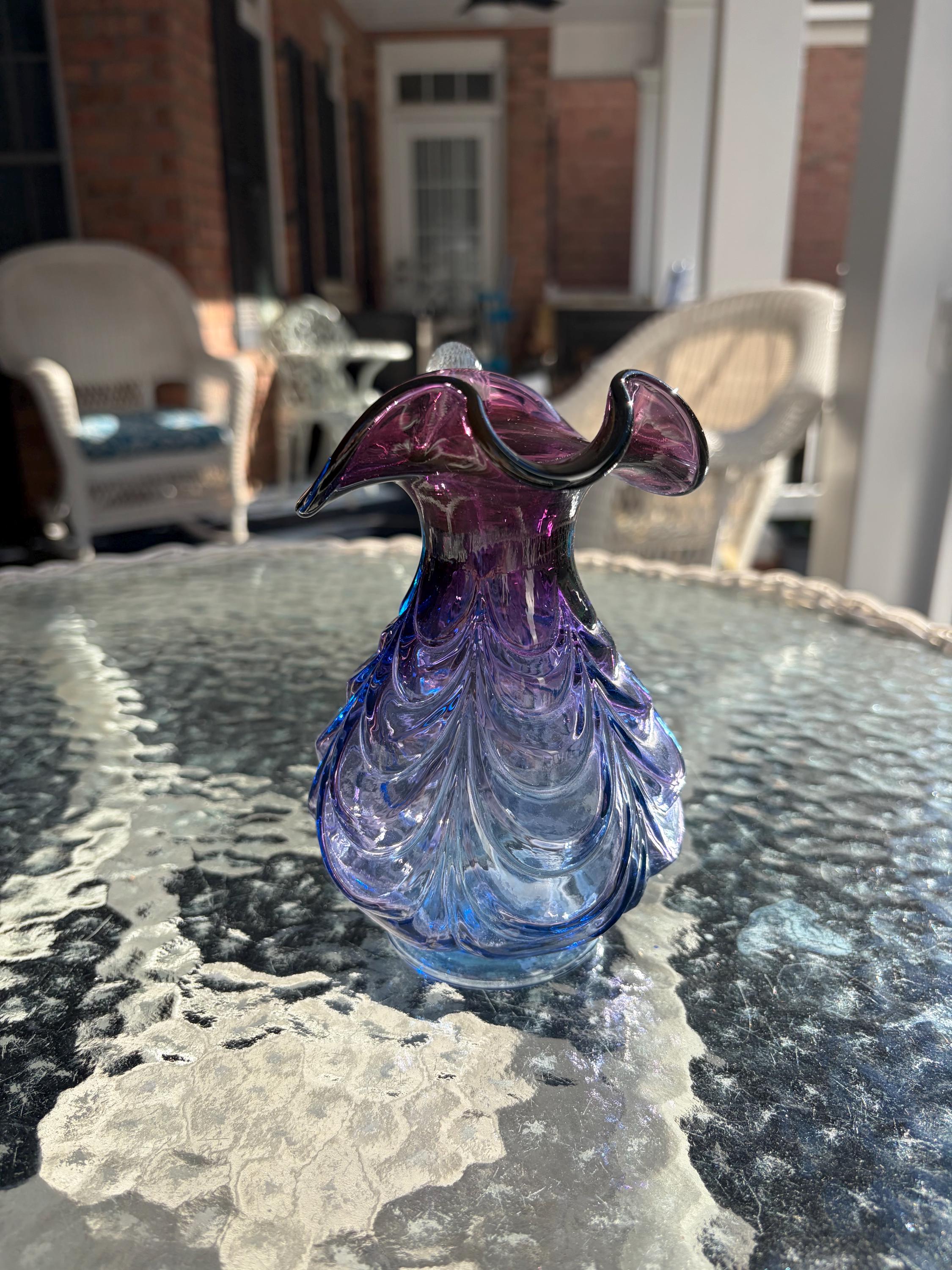 Mulberry Fenton Art Glass - Etsy