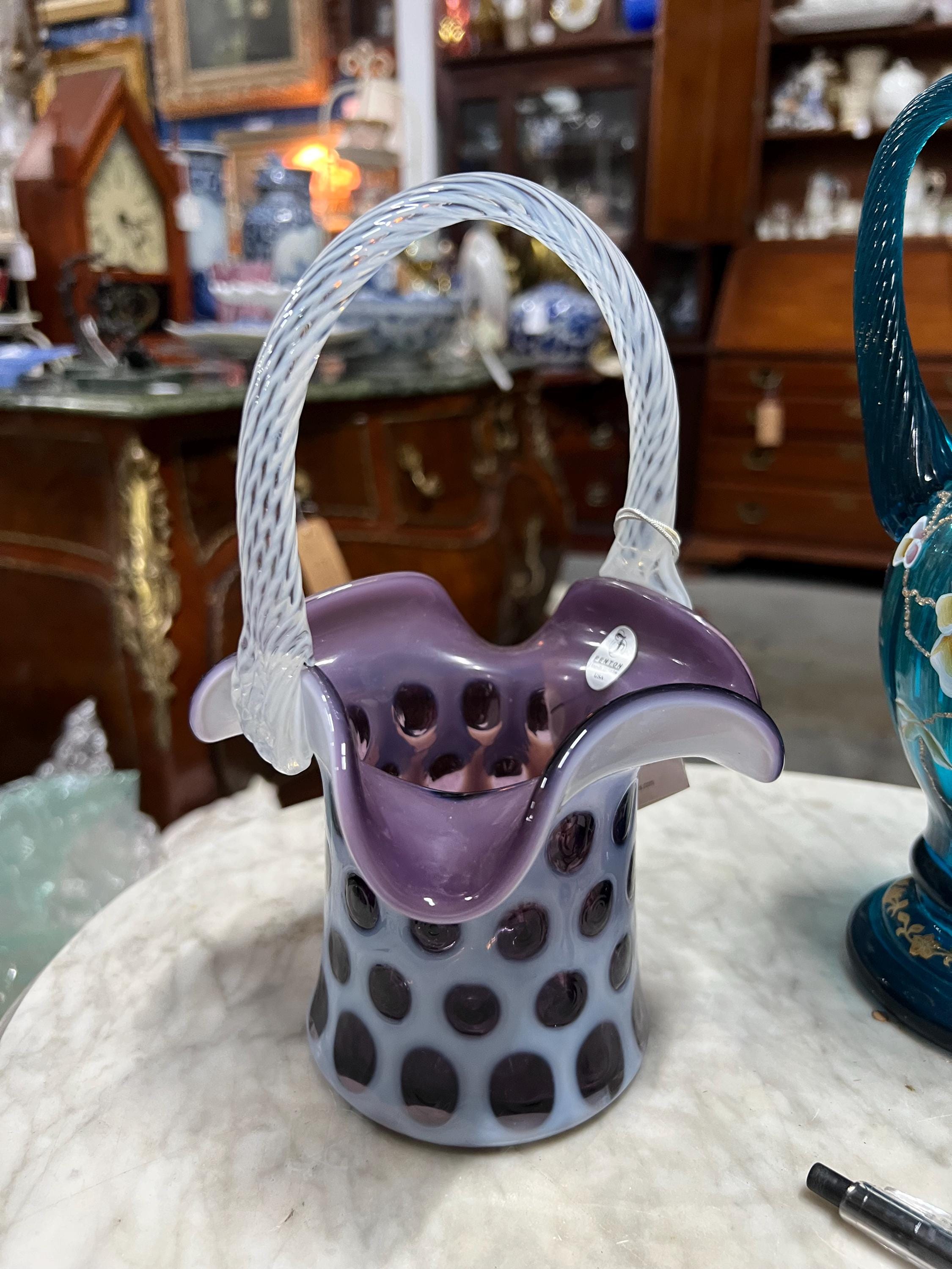 Fenton Coin Dot Basket - Etsy