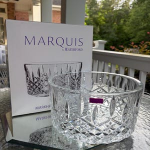 Large Waterford Crystal Bowl - Etsy