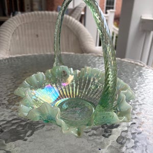 Fenton Glass 95th Anniversary Basket - Etsy