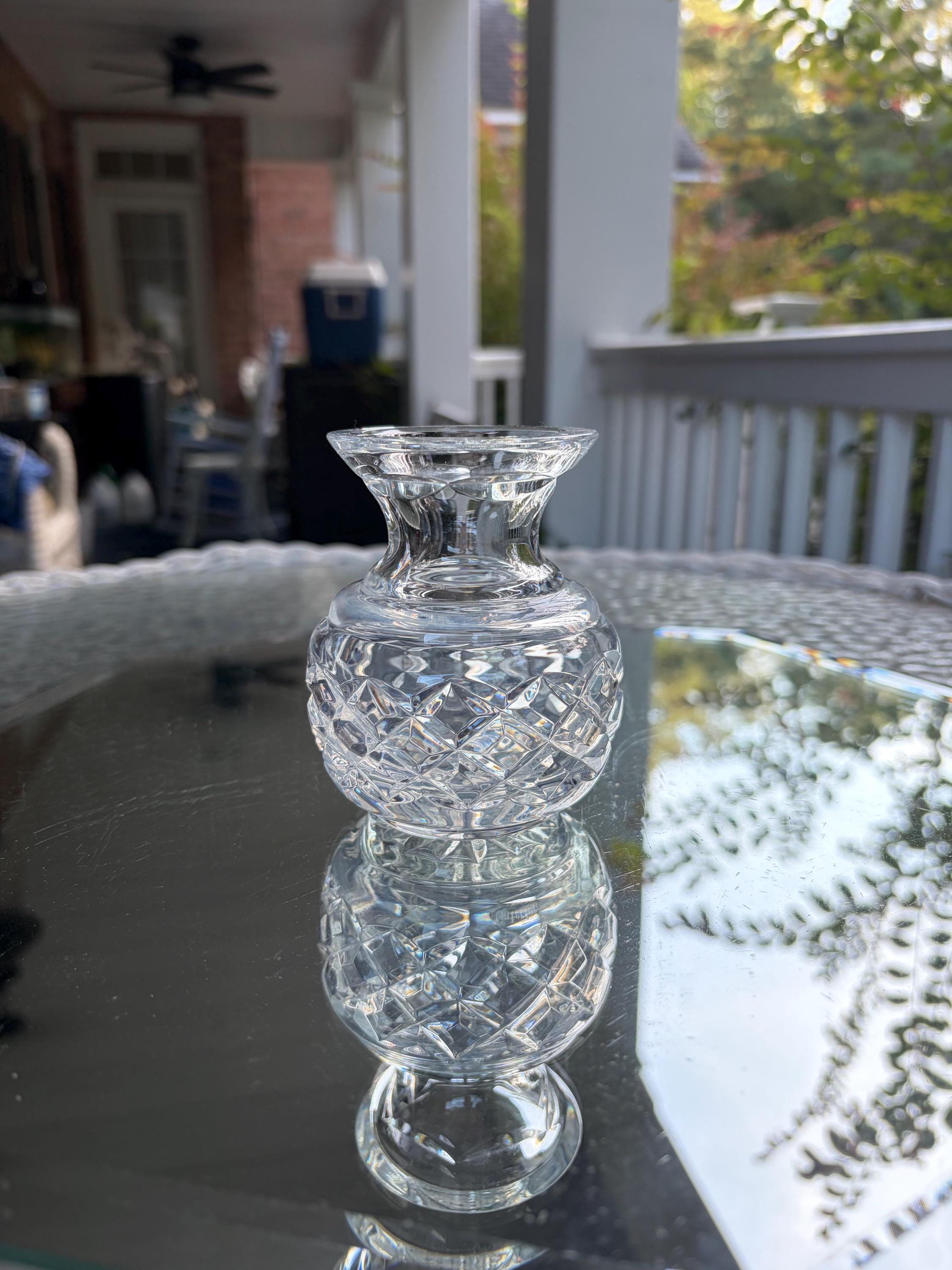 Waterford Lead Crystal Vase - Etsy