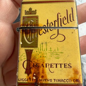 chesterfield cigarette lighter vintage Chesterfield Lighter