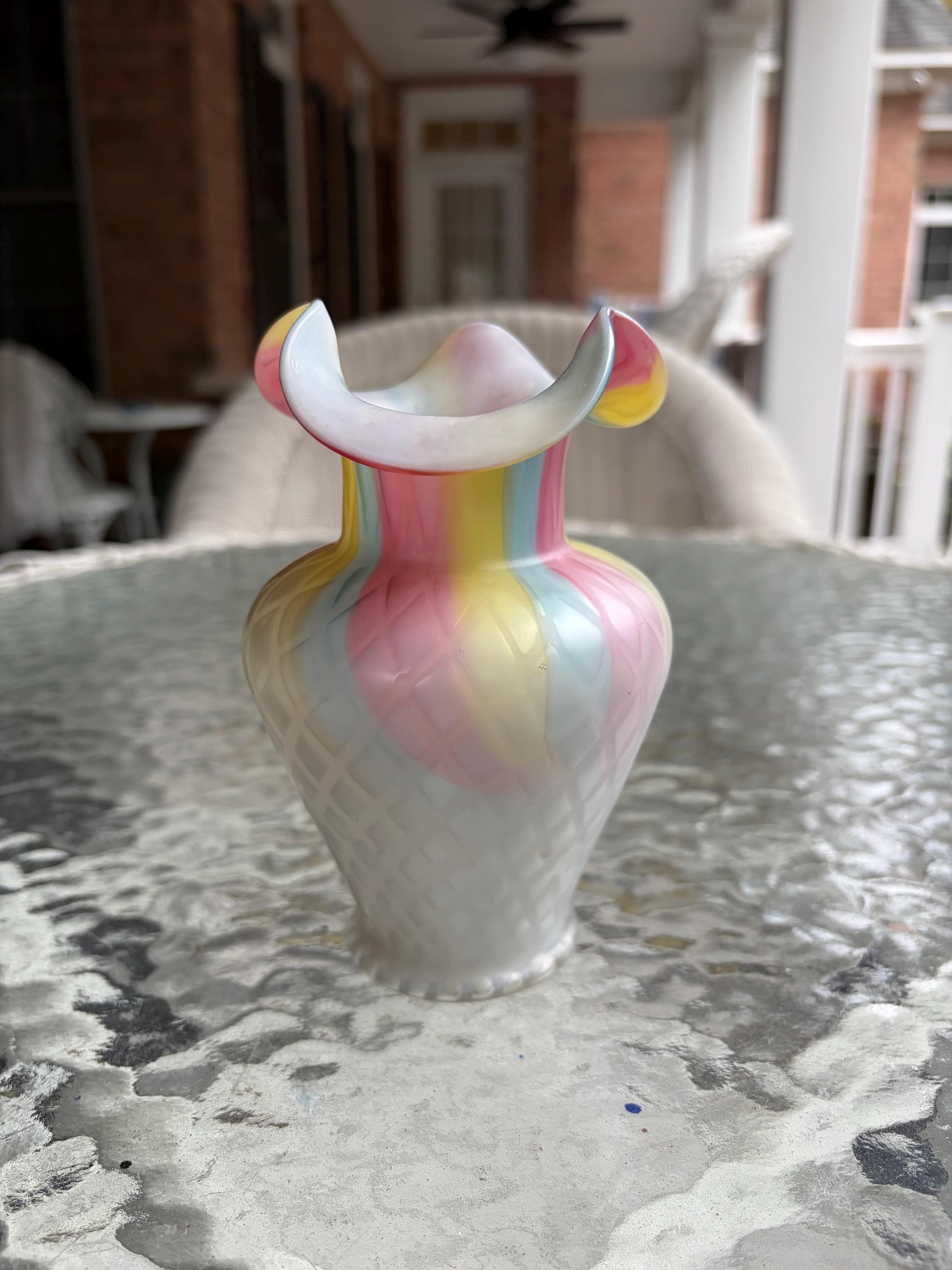 アンティーク スティーヴンス＆ウイリアムス 1890年頃 激レア エナメル 花瓶 アンティーク スティーヴンス＆ウイリアムス 1890年頃 激レア エナメル