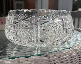 Elegant Bohemia Crystal Bowl L 255MM - Etsy