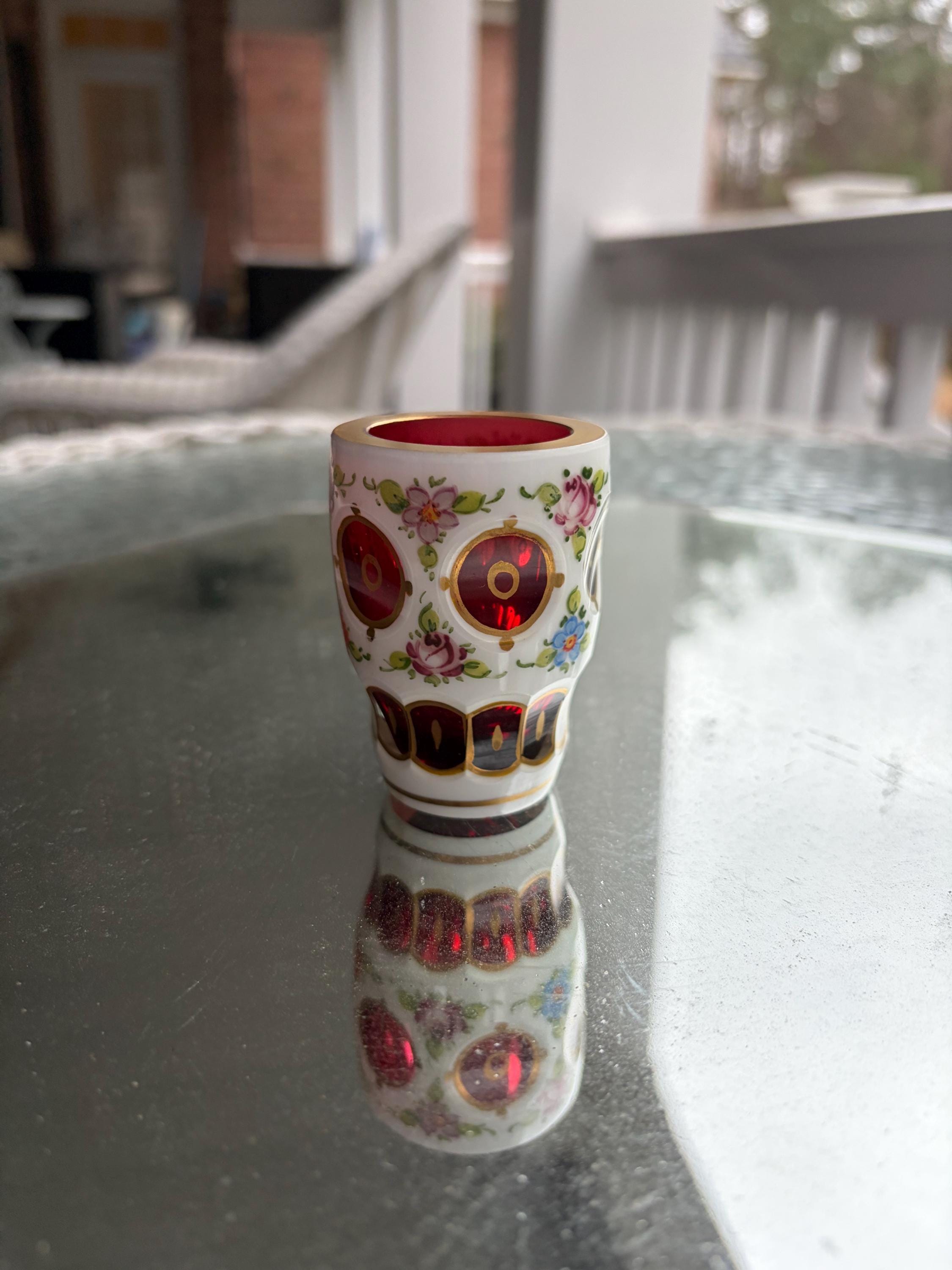 Pink Moser Glass - Etsy