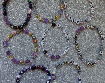 Phantom of the opera the musical inspired merchandise Friendship style beaded bracelets musical theatre gift