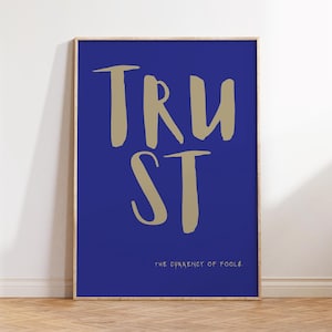Trust Funny Existential Dread Poster Meme Print Existentialism Adult Humor Philosophy Poster Indie Room Decor Funny Wall Art Digital Print