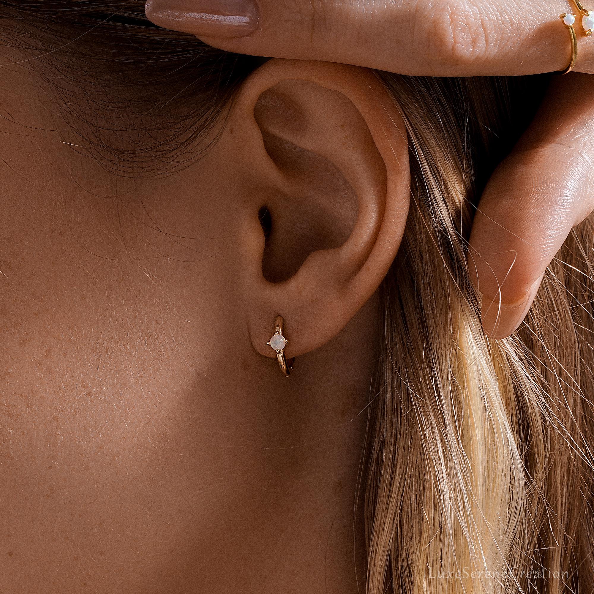 Clearance Earrings Maria Black Viper Earring Vintage Black Agat