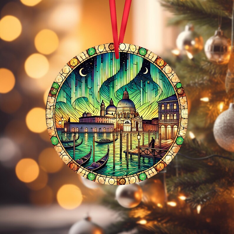 ThegardengiftsStore Venice Northern Lights Ornament - Thumbnail 5