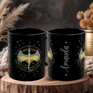 Personalized Fourth Wing Dragon Mug: Romantasy Booktok Gift