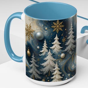 Winter Wonderland Coffee Mug: Cozy Christmas Decor, Gift for Coffee Lovers