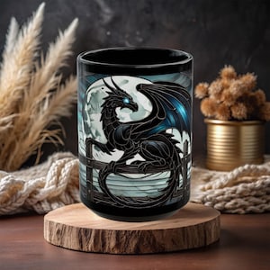 ドラゴン模様の陶器カップ ドラゴン模様の陶器カップ Dragon Mug – River Craft Ceramics