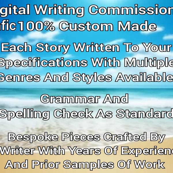 Writing Commissions Examples Writing Commissions - Etsy