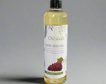 Organic Grape Seed Oil: 100% Pure, Vegan Skincare (500 mL)