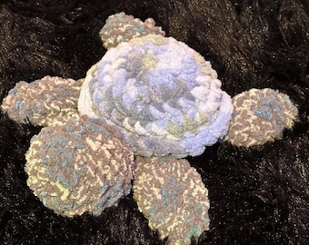 Peluche de tortuga de crochet