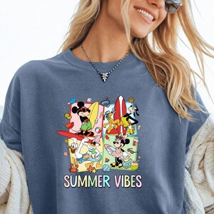 Disney Summer Vibes Shirt, Mickey and Friends Trip T-Shirt, Minnie Spring Sweatshirt, Besties Beach Shirt, Daisy Donald Vacation Tee